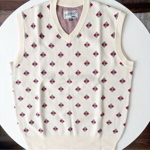 Bogey Boys by Macklemore Diamond Sweater Vest Banana Yellow Size Medium New